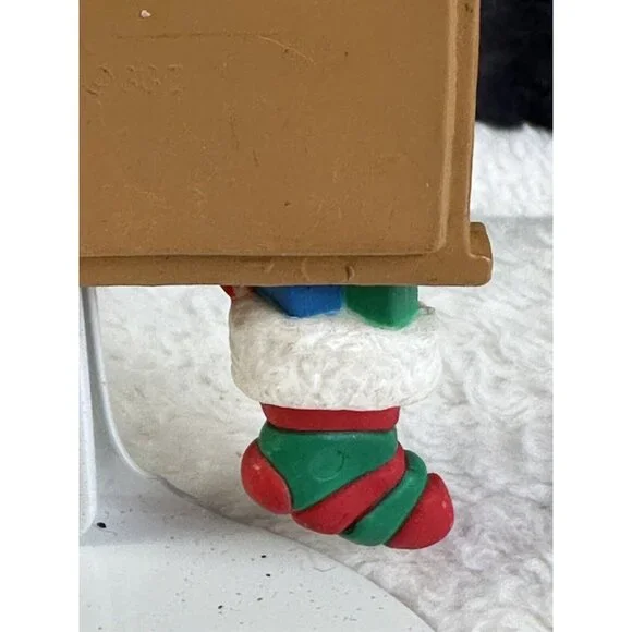 Gibson Christmas Collectibles Mouse Chalkboard Terrific Teacher Ornament 1994 3” - Picture 5 of 7